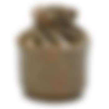 Vessel with twisted and folded rim (preview)