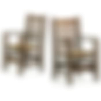 Ladderback Armchairs With Rush Seats (preview)