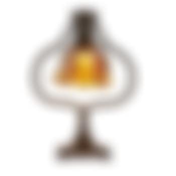 American Indian desk lamp with gold shade (preview)