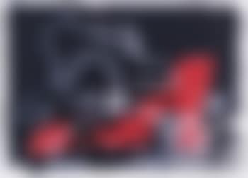 Untitled red back ground; Untitled red shoe (preview)