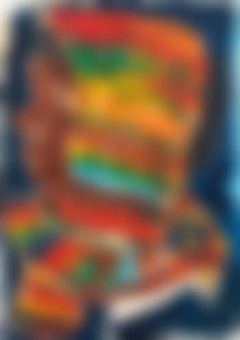 Boy with a colourful scarf (preview)