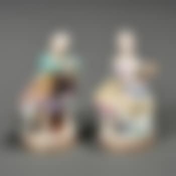Figures in 18th century dress and seated upon side chairs (preview)