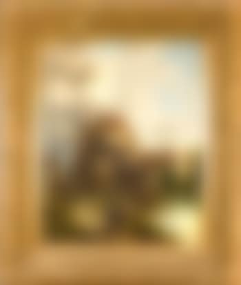 Häuserzeile zwischen Meer und Lagune mit reicher Figurenstaffage (preview)