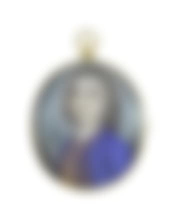 Sir Wolstan Dixie, 4th Baronet (1700-1767) wearing blue coat and white waistcoat, both finished with gold embroidery, white chemise, stock and lace cravat, his wig powdered (preview)