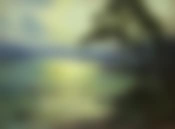 Moonlight on the Lower Lake, Killarney, Ireland- from Innisfallen Island (preview)
