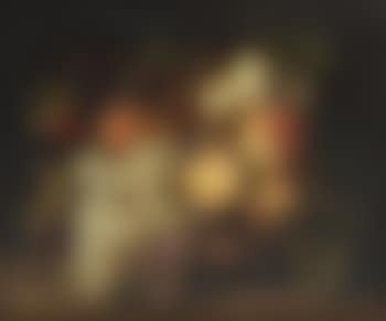 Still Life with Peaches and Grapes (preview)