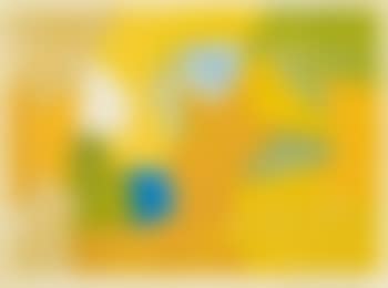 Composition jaune, orange et verte (preview)