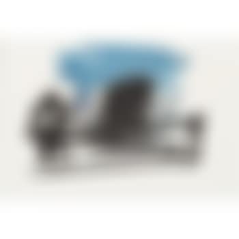 Abstract composition in blue and black (preview)