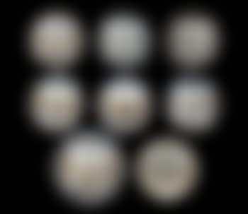 Coquilles Plates, No. 3011; Coquille plate, No. 3009; Coquilles bowl, No. 3200 (preview)