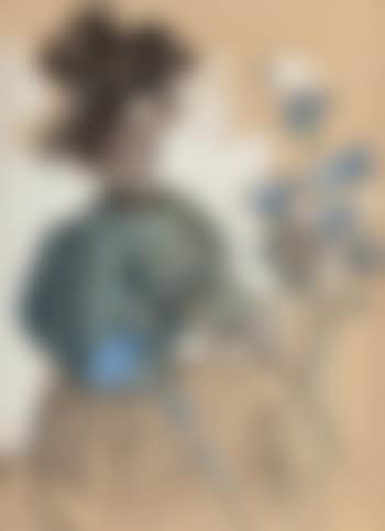 Lady with Flowers (preview)