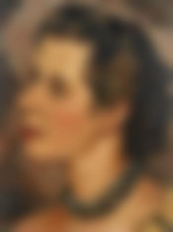 Portrait de femme au collier de perle (preview)