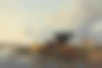 Cattle by a river (preview)