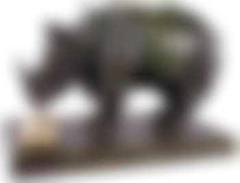 Rhinocéros habillé en dentelles (preview)