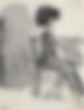 Woman behind a piano (preview)