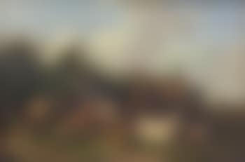 Barnyard Scene with Chickens (preview)