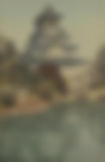 Temple by pond (preview)