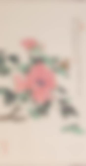 Flowering branch with butterflies (preview)
