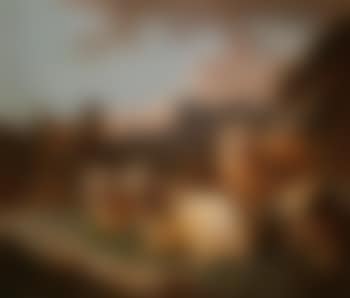 Two southern landscapes with goats and sheep (preview)