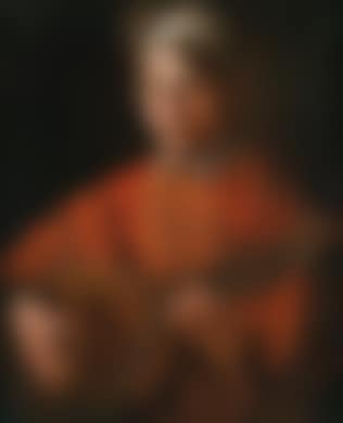 A young man with a lute (preview)