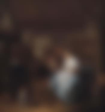 A kitchen interior with a merry company (preview)