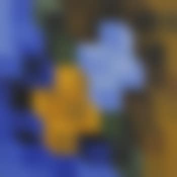 Abstract Geometric Composition in Blues and Yellow (preview)