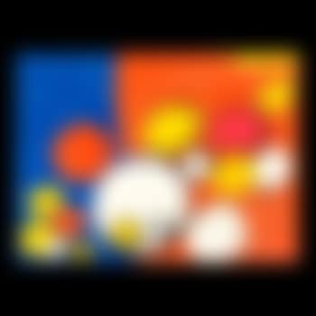 Untitled - Circles against bue and red (preview)