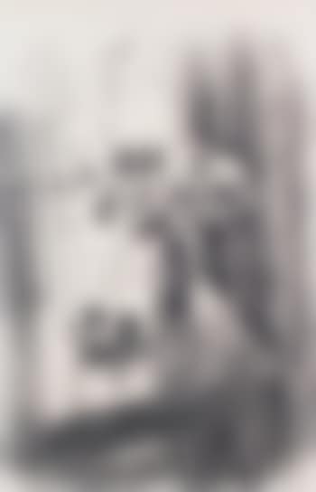 Vase de fleurs et coupe de fruits sur un entablement (preview)