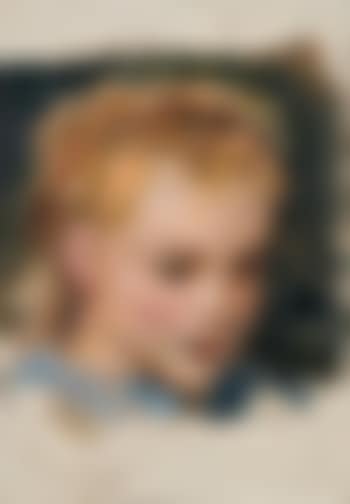 Studie zu Kopfbildnis eines blonden Mädchens (preview)