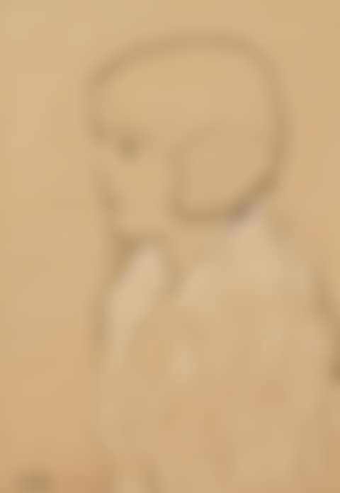 MÄDCHENBRUSTBILD NACH LINKS (BUST OF A GIRL IN PROFILE) (preview)