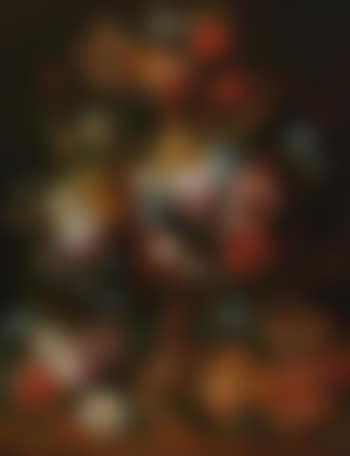 Still Life of Roses, Carnations and Other Flowers in A Sculpted Urn with Fruit and Other Flowers Below (preview)