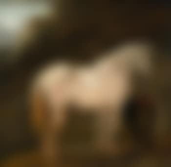 White Horse in A Landscape with A Groom (preview)