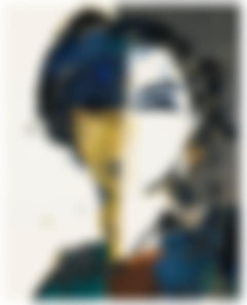 RETRATO SOBRE FONDO BLANCO Y GRIS (preview)