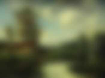 Figure Walking by a Stream (preview)