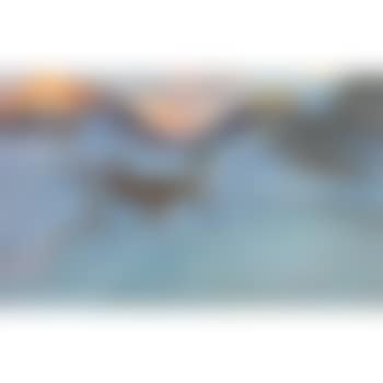 Montagne innevate al tramonto (preview)