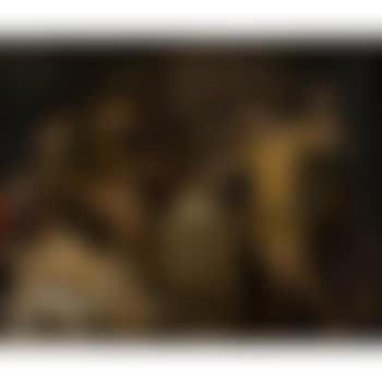 Mucius Scaevola menaçant Porsenna après avoir tué son secrétaire (preview)