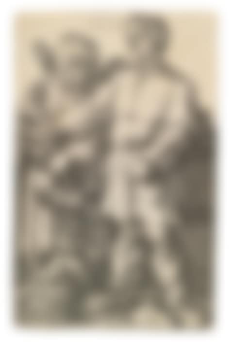 THE PEASANT COUPLE AT MARKET (B., M., HOLL. 89) (preview)