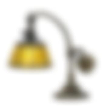 Counterbalance desk lamp, Linenfold shade (preview)