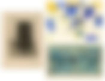 Untitled; Ombres sur la Plage; Composition by Pierre Alechinsky  by Cesar (preview)