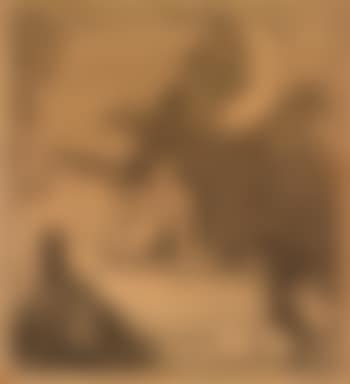 Child reading by lamp light (preview)