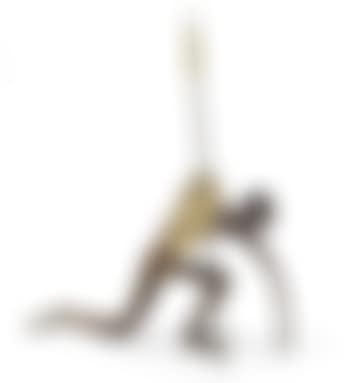 Tiptoeing tribal man (preview)