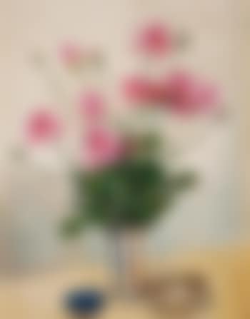 Still life with roses in a silver beaker (preview)