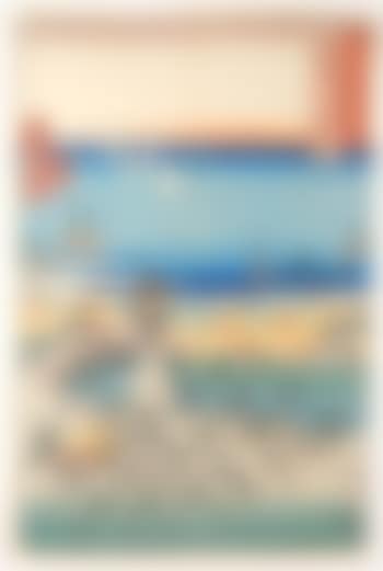 Bord de la plage à Sumiyoshi dans la province Settsu (preview)