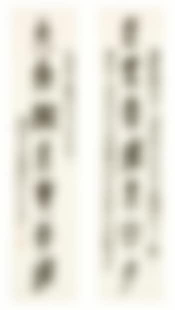 Calligraphy Couplet in Zhuanshu (preview)