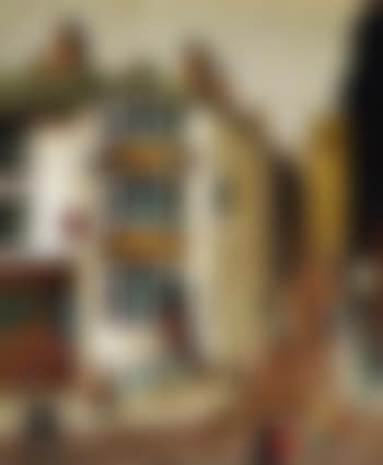 Street scene with figures (preview)