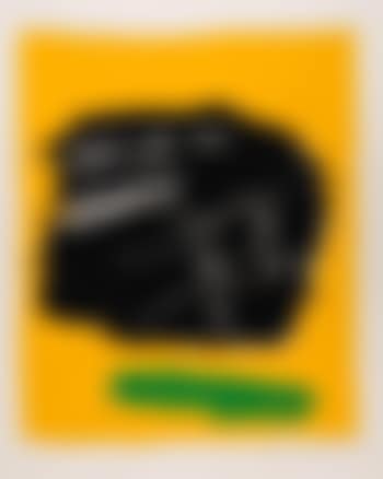 Green fish on yellow (preview)