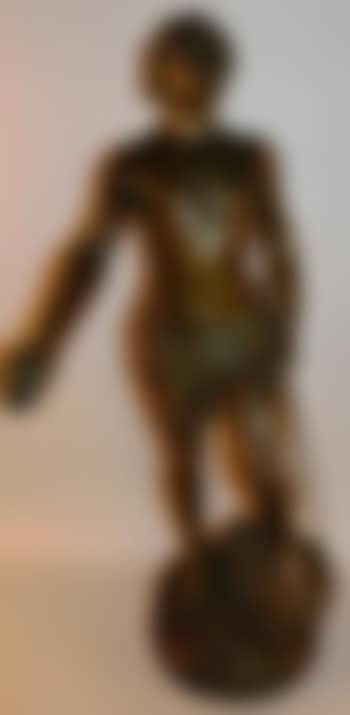 A superb standing of david, carrying a sword, one foot on a rock (preview)