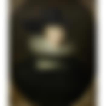 Portrait of Frances, Lady Robinson, half-length, in a black dress and hat, within a painted oval (preview)