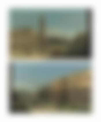 The Piazzetta, Venice, with figures conversing near the Libreria and the Campanile; and The Piazetta, Venice, with figures watching a puppet show and others conversing before the Ducal Palace and St. Mark’s Basilica (preview)