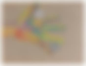 Expressionistic Hand Holding Double Self Portrait (preview)