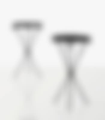 A Pair Of Black Patinated Iron Side Tables (preview)